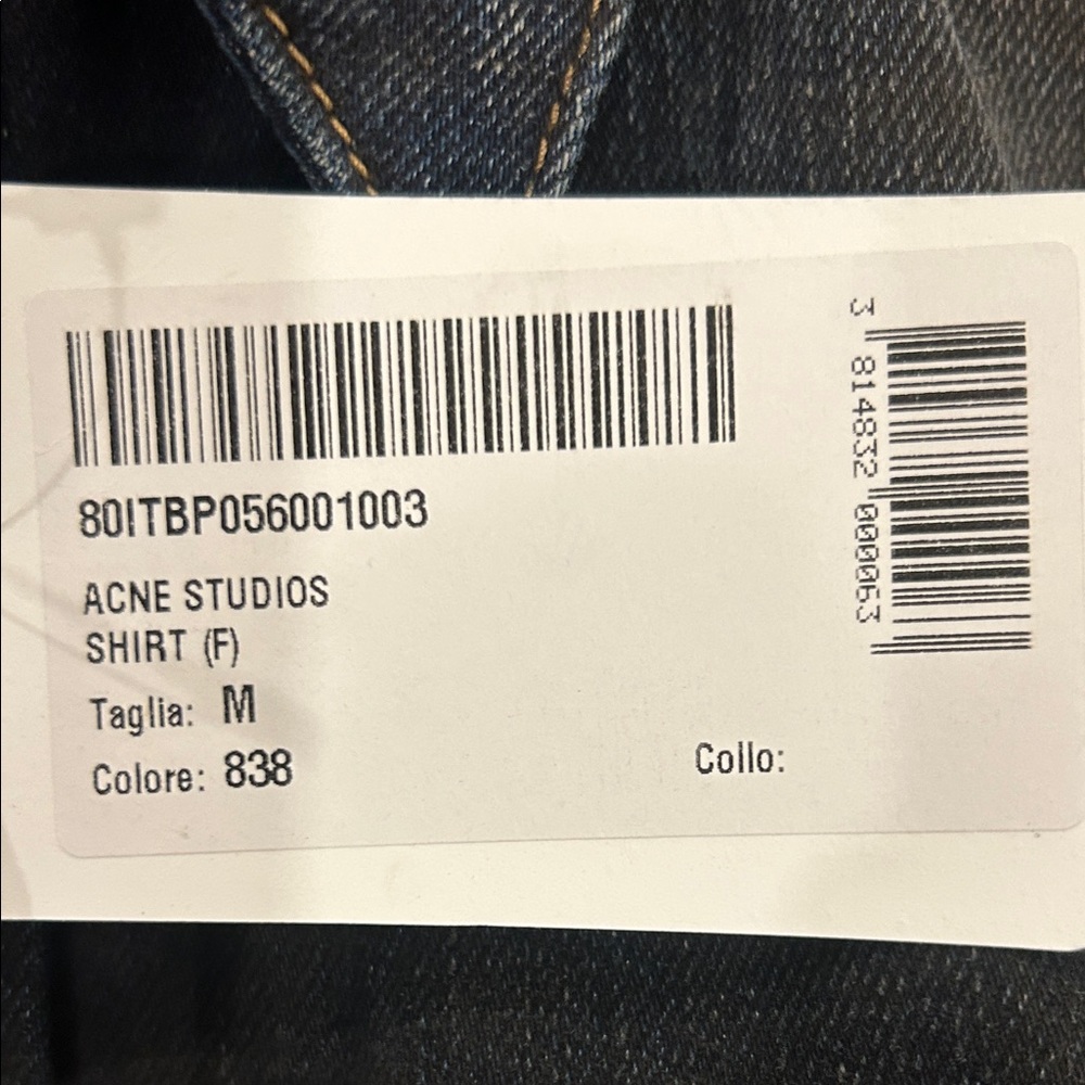 Acne Studios Karto Denim Overshirt - Picture 5 of 8